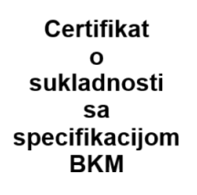 Certifikat o sukladnosti sa specifikacijom Banskog kestenovog meda